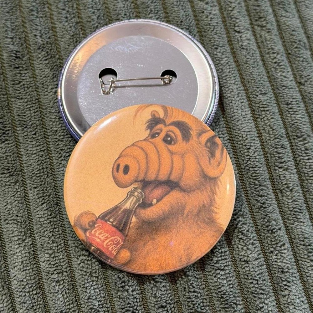 Alf Button with Coca Cola